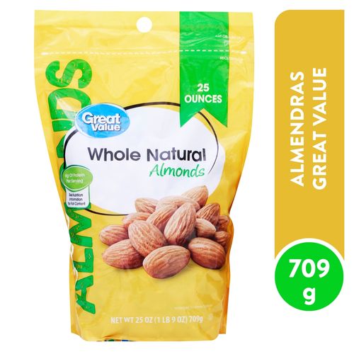 Almendra Great Value Natural - 709 g