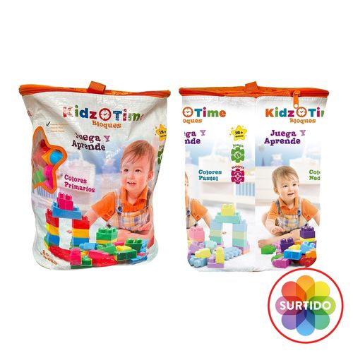 Bloques Kidz Time Surtido - 80 Pzas