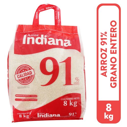 Arroz Indiana 91% Grano Entero -8000gr