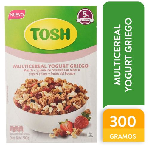 Cereal Multicereal Tosh Yogurt griego Caja - 300 g
