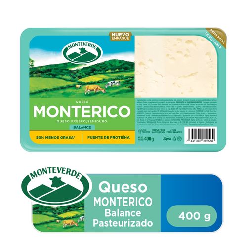Queso Monteverde monte rico light - 400 g