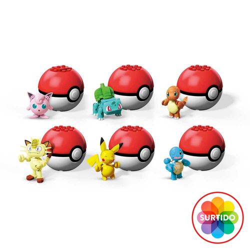 Juguete Mega pokemón en pokebola clásica surtido