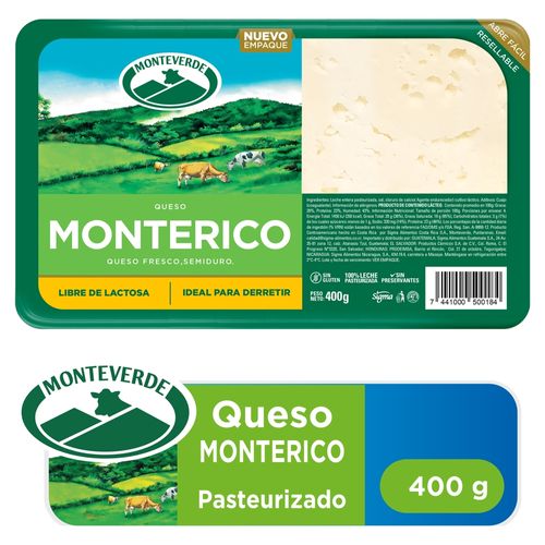 Queso Monteverde monte rico pasteurizado - 400 g
