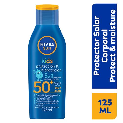Protector solar Nivea sun kids FPS 50 - 125 ml