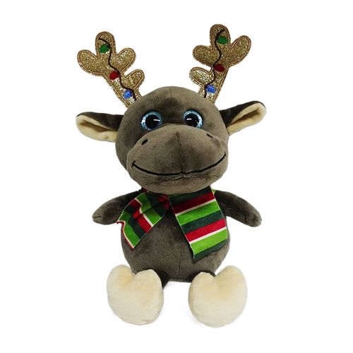 Peluche Reno Holiday Time Navideño -25 cm