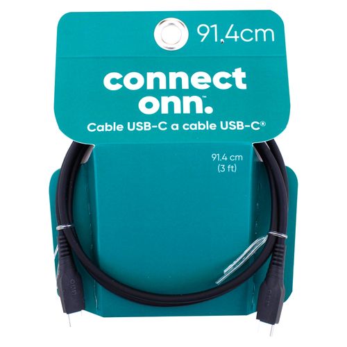 Cable Onn W7ABLK1000111133 USB C to USB C SILICON BLK