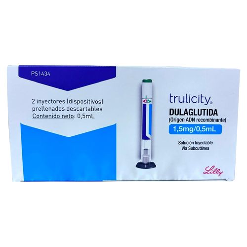 Trulicity Eli Lilly Dulaglutida -1.5 mg