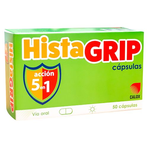 Histagrip Calox día acción 5 en 1 caja 50 cápsulas - Precio indicado por cápsula