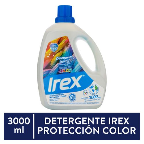 Detergente líquido Irex proteccion color - 3000 ml