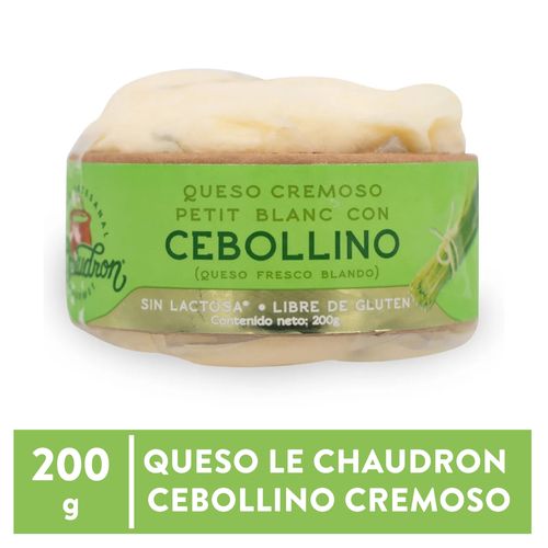 Queso Le Chaudron Cebollino Cremoso-200 g