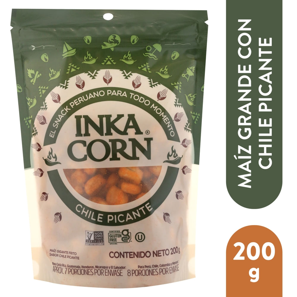Inka Corn Maíz gigante frito picante 200 g