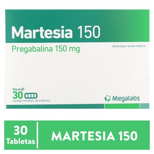 Martesia Dividosis 150 Mg X 30 Comp