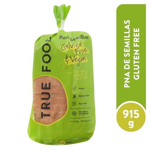 Pan True Food Semillas Gluten Free y Vegano - 915 g