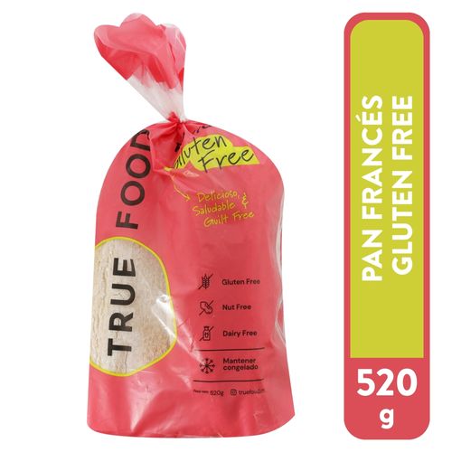 Pan Frances True Food Gluten Free - 520 g