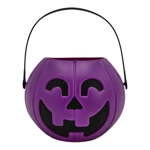Recipiente calabaza Way to Celebrate para dulces color Morado