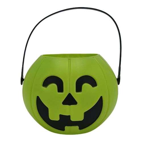 Recipiente calabaza Way to Celebrate para dulces color verde