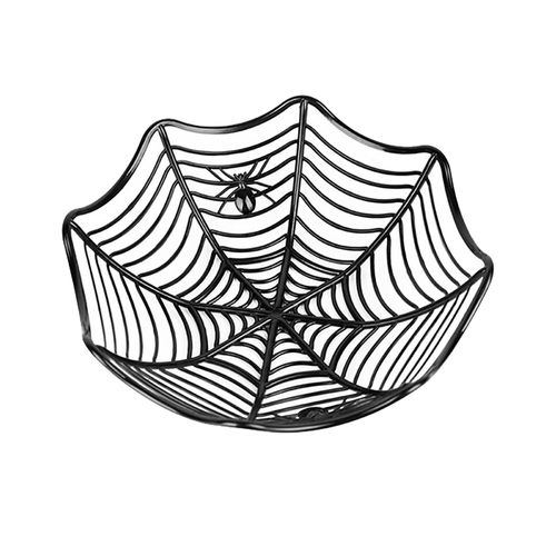 Recipiente Way to Celebrate Telaraña color negro