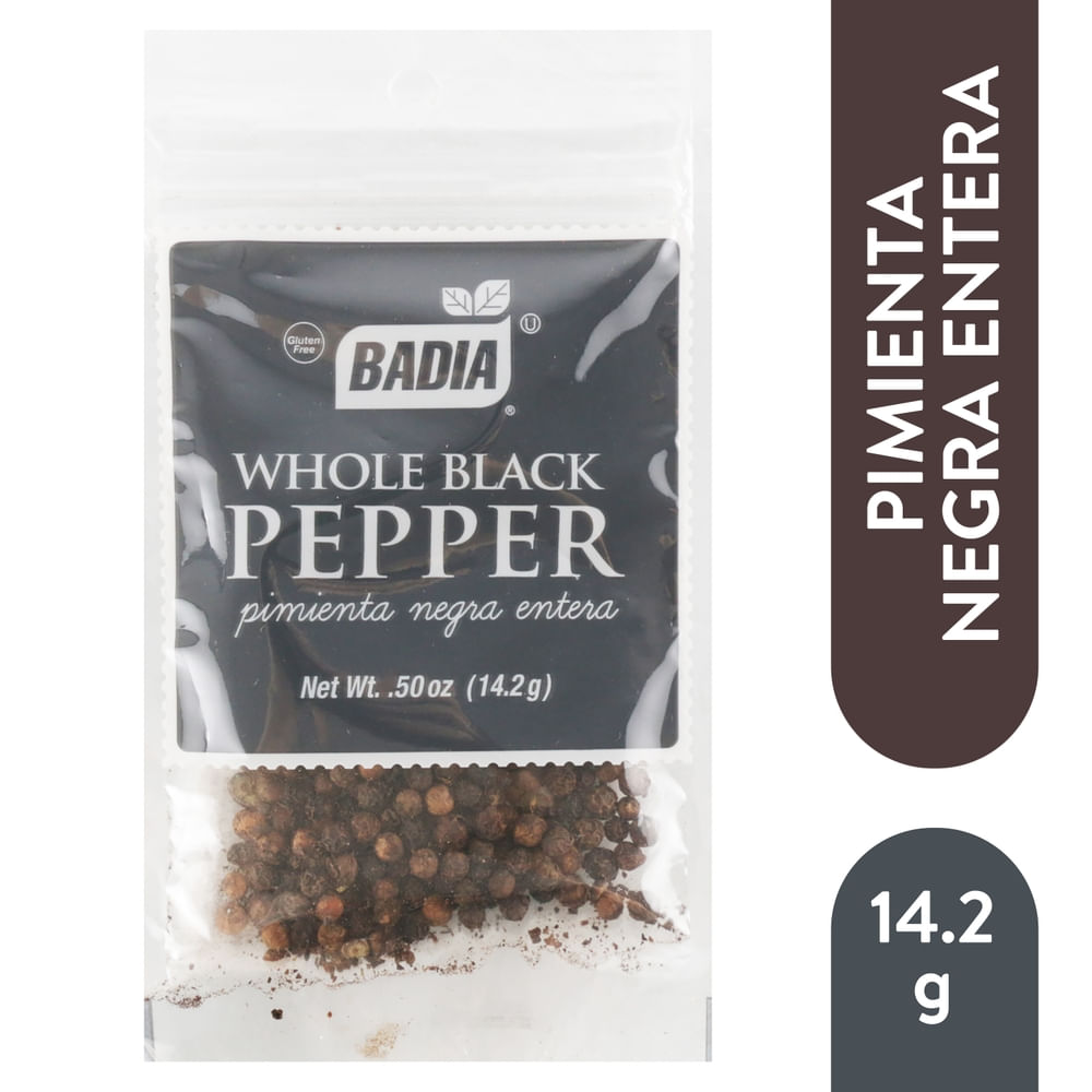 Badia Pimienta Negra Entera 14 g