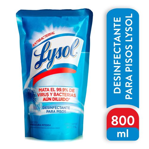 Lysol Desinfectante para pisos Frescura Activa Doypack 800ml