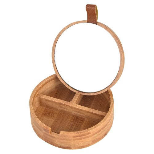 Espejo Mainstays de bambú