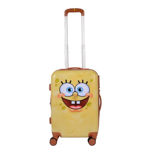 Maleta  Bob Esponja amarilla 20 pulgadas