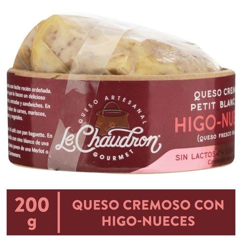 Queso Le Chaudron de higo y nuez - 200 g