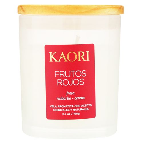 Vela Kaori Frutos Rojos - 190 g