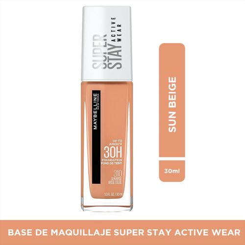 Base de maquillaje Maybelline NY SuperStay Full Coverage Active Wear Sun Beige