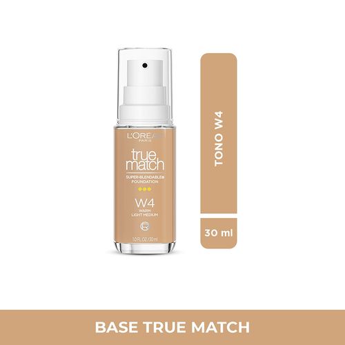 Base De Maquillaje Loreal Paris True Match Tono W4