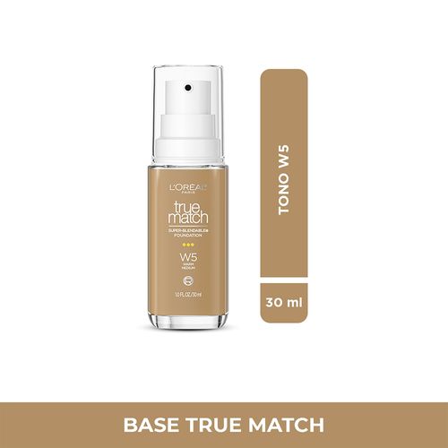 Base De Maquillaje Loreal Paris, True Match Tono W5