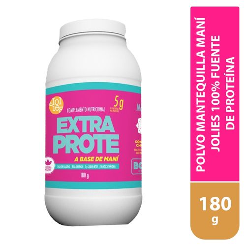 Polvo Mantequilla Maní Jolies 100% Fuente de proteína - 180 g