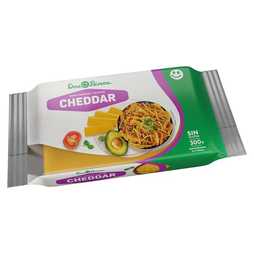 Queso Dos Pinos Cheddar - 300 g