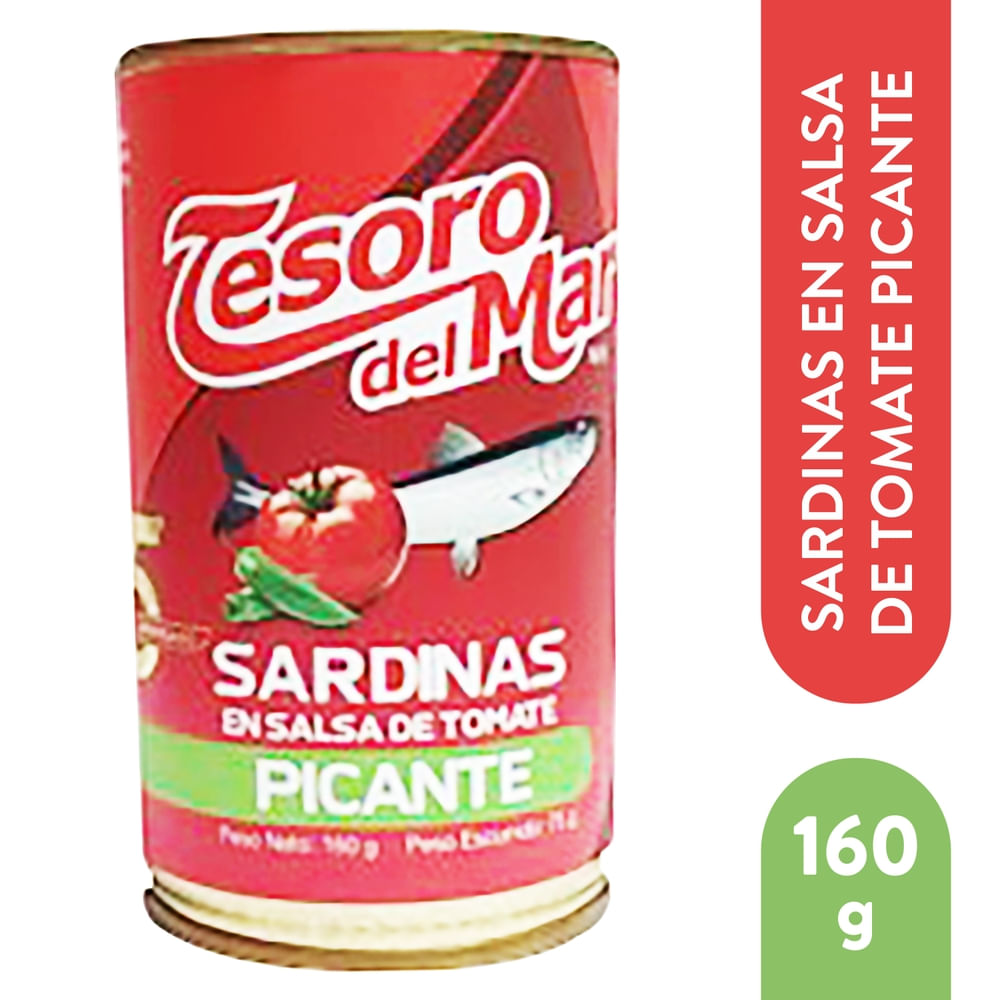 Tesoro Del Mar Sardina Salsa De Tomate Picante ... 160 g