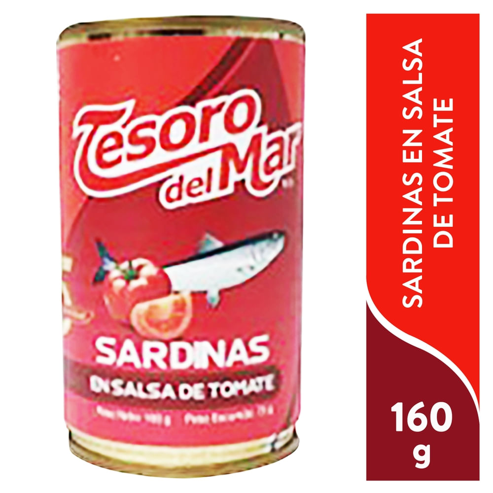 Tesoro Del Mar Sardina Salsa De Tomate 160... 160 g