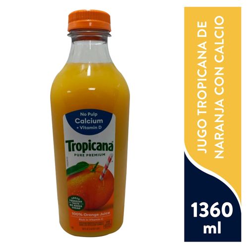 Jugo de naranja Tropicana con calcio - 1360 ml