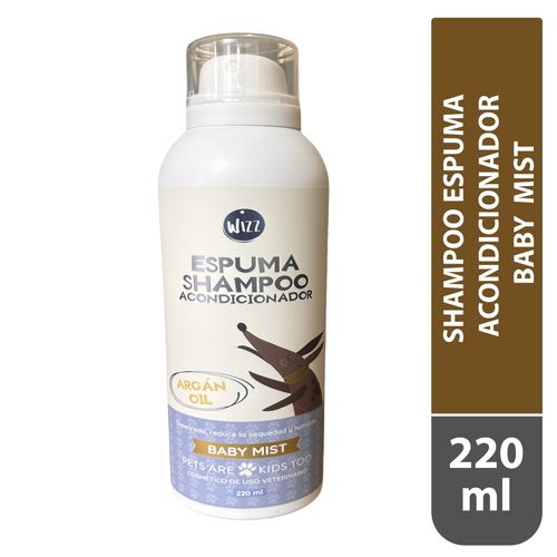 Shampoo Espuma Acondicionador Baby Mist - 220 ml