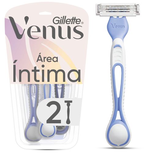 Rasuradora para Mujer Gillette Venus Íntima para la Zona Íntima - 2 Uds