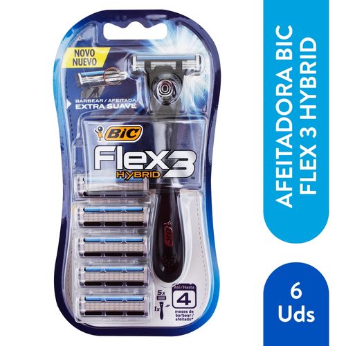 Rasuradora Bic flex 3 hybrid - 3 Uds