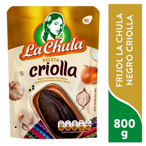 Frijol Negro La Chula Receta Criolla - 800 g