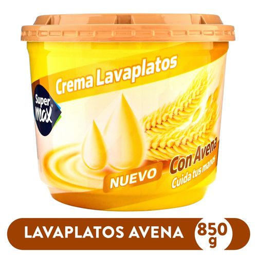 Lavaplatos Supermax Con Avena- 850 g
