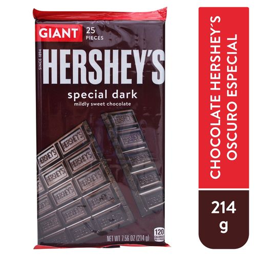 Chocolate Hershey's barra special dark - 214 g