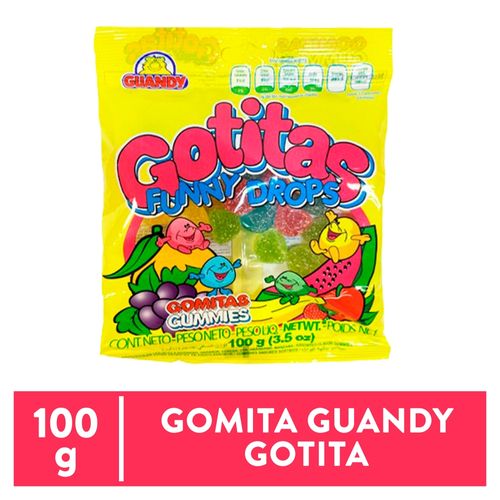 Gomitas Guandy Funny Drops - 100 g