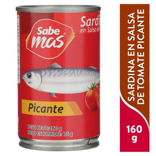 Sardina Sabemas En Salsa Tomate Picante - 160 g