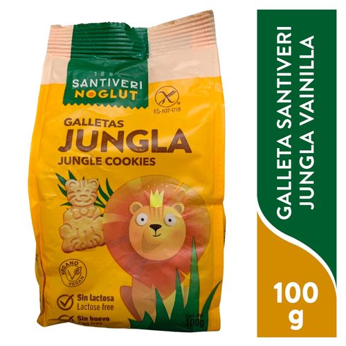 Galleta Santiveri Jungla Vainilla - 100 g