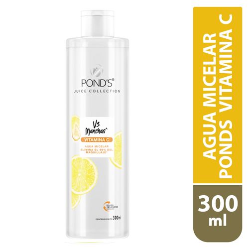 Agua micelar Pond's vs manchas con vitamina C- 300 ml