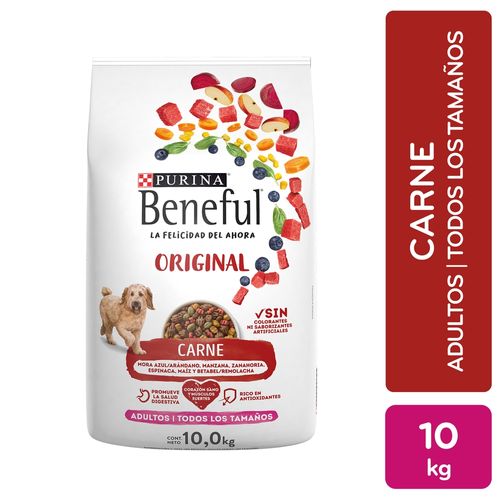 Alimento para perro adulto Beneful sabor carne - 10 kg