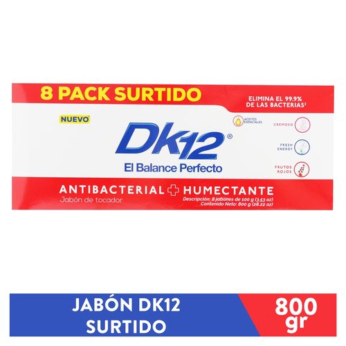 Jabón Dk12 De Tocador Surtido 8 Pack - 800 g