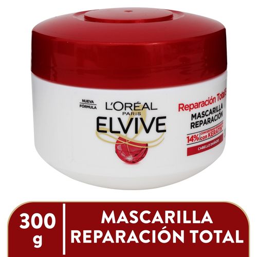 Mascarilla L'Oréal Paris Elvive Reparación Total 5 - 300 ml