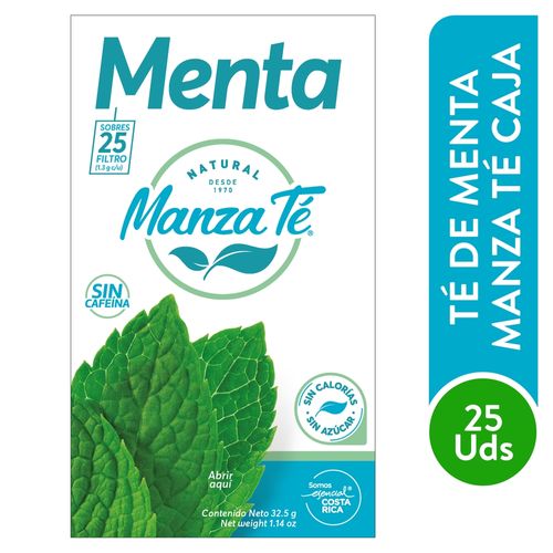 Té menta ManzaTé caja 25 Uds - 32.5 g