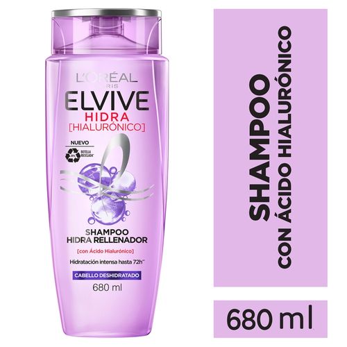 Shampoo L'Oréal elvive hidra hialurónico - 680 ml